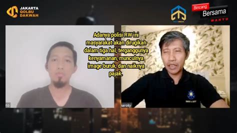 Keberadaan Polisi RW Dinilai Merugikan Masyarakat Tinta Media