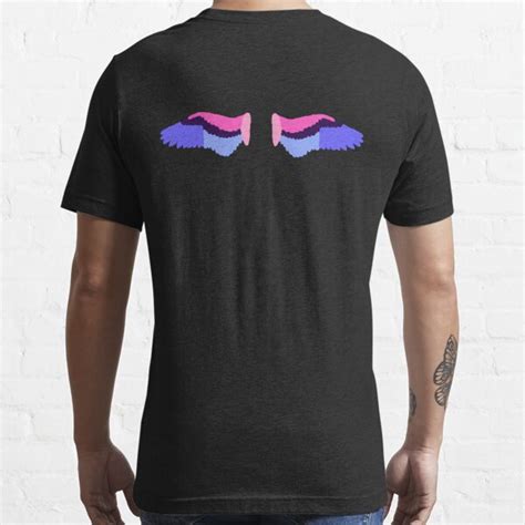 Spread Angel Wings In Omnisexual Pride Flag Colors T Shirt For Sale