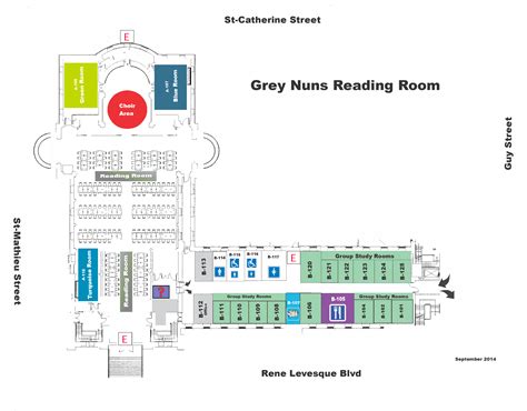 Grey Nuns Floor Plans · Locations And Hours · Concordia University Library