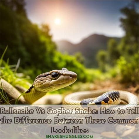 Bull Snake Vs Gopher Snake Unraveling The Differences In Species