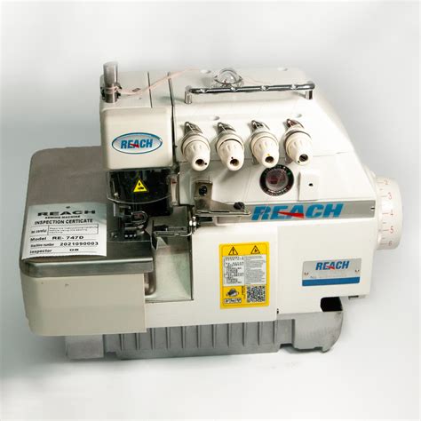 Máquina Overlock REACH 757DD 56 H 5 hilos Catálogo Digital Agutex