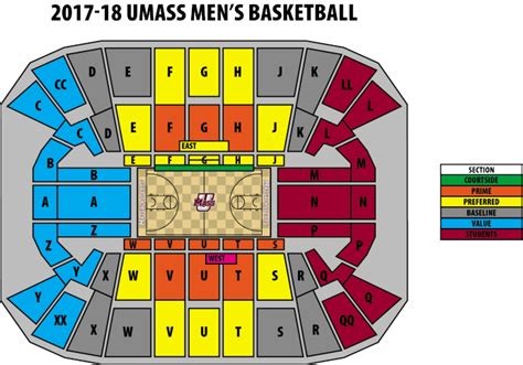 Seating Charts | Mullins Center