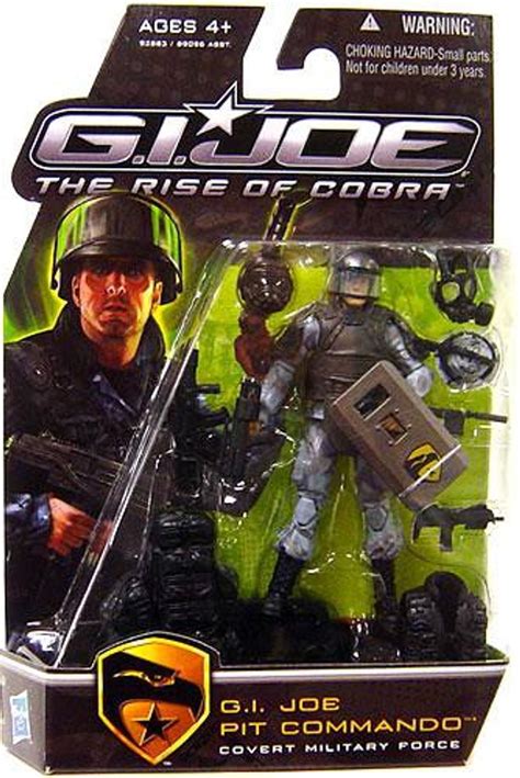 GI Joe The Rise of Cobra GI Joe Pit Commando 3.75 Action Figure Holding ...