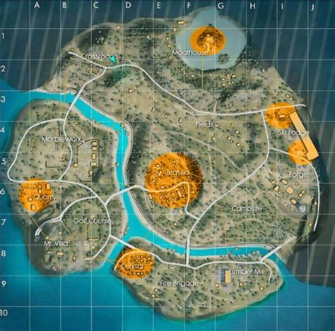 Free Fire Maps: Best Places and Zones with High Quality Loot