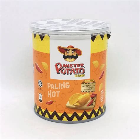 Mister Potato Crisps Hot Spicy 45g X 1 Canisters Shopee Malaysia