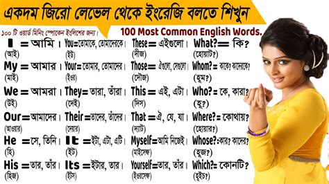 Basic Word Meaning Bangla To English Daily Use Word English Word List