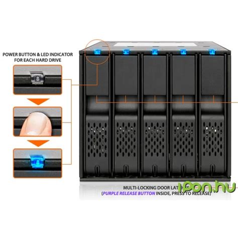 Icydock Mb Sp B Tray Less Bay Sata Hard Drive Hot Swap Backplane Cage In X External