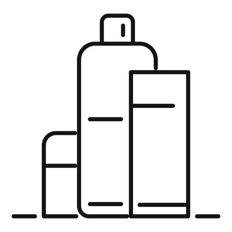 Premium Vector Shampoo Bottles Icon Outline Shampoo Bottles Vector