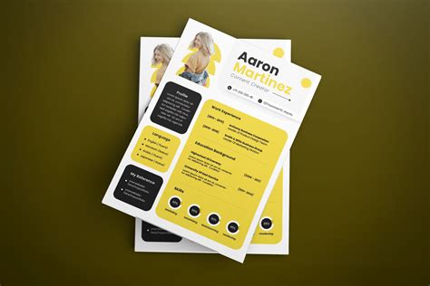 Modern Resume By Vunira Thehungryjpeg