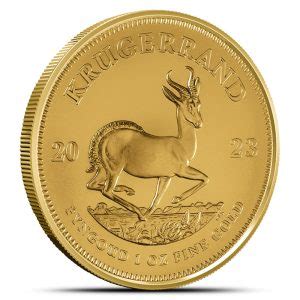 1 Oz Gold South African Krugerrand Coins Random Year Silver