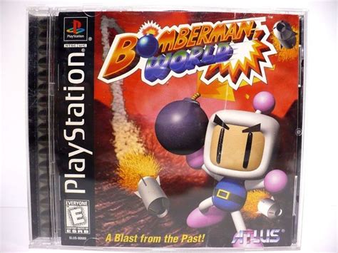 Bomberman World Sony Playstation 1 1998 Complete Bomberman