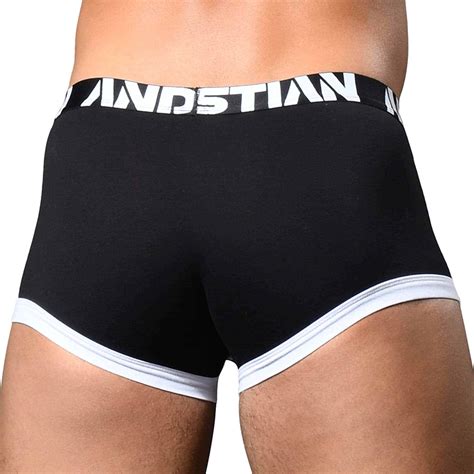 Andrew Christian Almost Naked Fly Tagless Trunks Black INDERWEAR