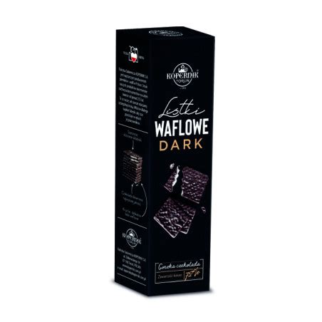 Listki Waflowe Kopernik W Gorzkiej Czekoladzie Dark 96g