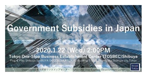 Government Subsidies In Japan Tepe〜今も未来もワクワクする〜