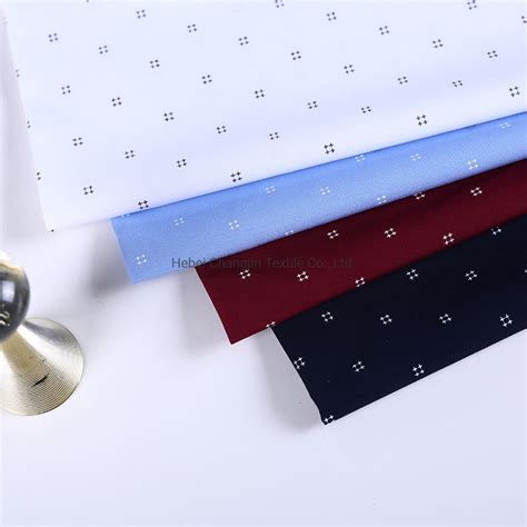 Customize Printing Cotton Spandex Streched Woven Poplin Shirting Fabric