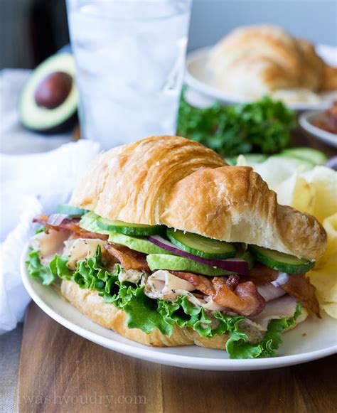 Turkey Bacon Avocado Croissants California Avocados