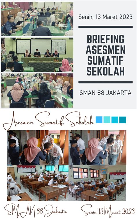 Sman 88 Jakarta Briefing Persiapan Dan Pelaksanaan Ujian Asesmen