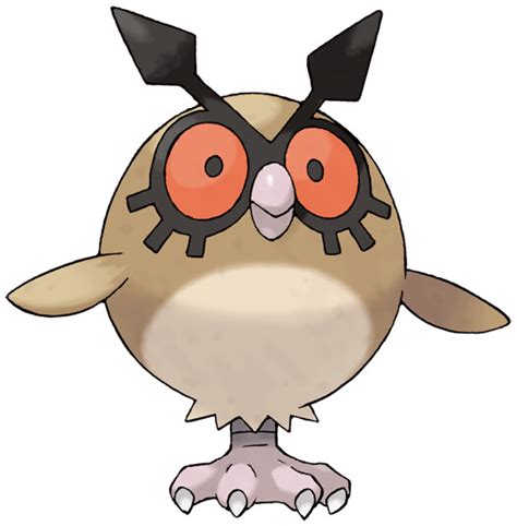 Hoothoot Pokédex Stats Moves Evolution And Locations Pokémon Database