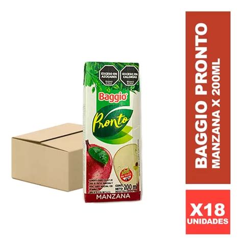 Baggio Manzana 200ml Pack X 18 Unidades MercadoLibre