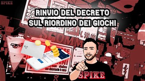 Confesercenti Sfavorevole Al Decreto Sul Riordino Giochi