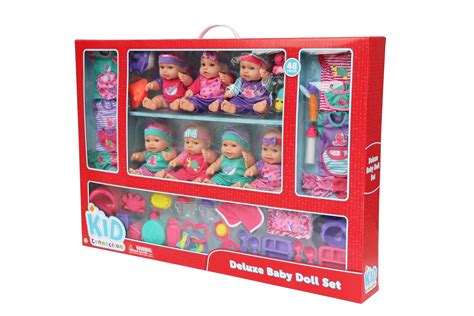 Kid Connection Deluxe 9 Baby Doll Playset 48 Pieces