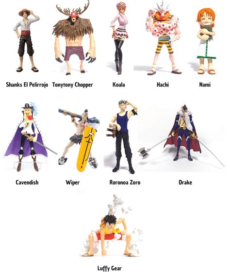 Colección oficial de las figuras de One Piece Salvat Perú