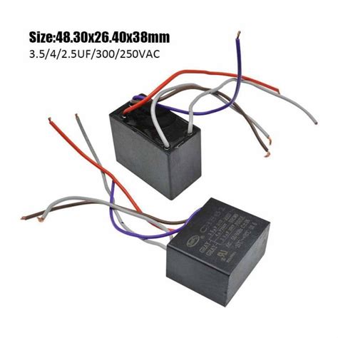 C61 Starting Capacitance Ac Fan Capacitor 5 Wires 35425uf300250v