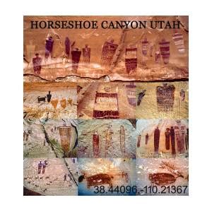 Horseshoe Canyon rock art site Photograph by David Lee Thompson | Fine ...