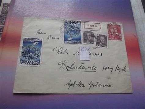 Polska Koperta Lata 50 Te Ciekawa 12831905700 Oficjalne Archiwum