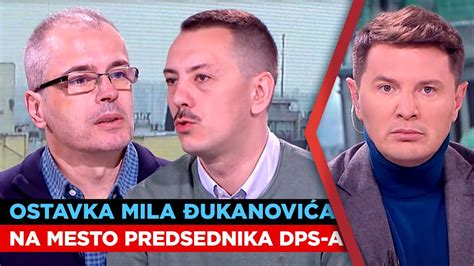 Ostavka Mila Ukanovi A Na Mesto Predsednika Dps A Bogdan Ivkovi I