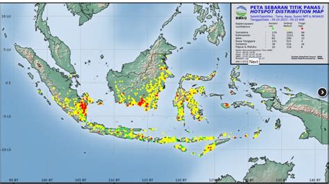 BMKG Deteksi 418 Titik Panas Di Kaltim Paling Banyak Di Paser