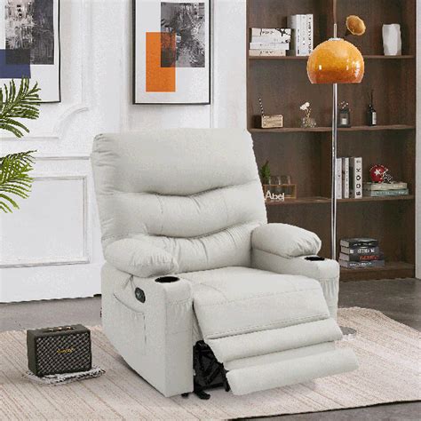 Mcombo Fauteuil Inclinable électrique Couleur Avec Chaleur Et Massage