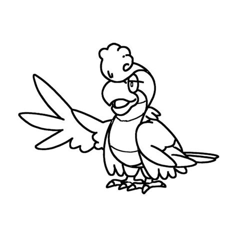 Squawkabilly Coloring Page Print IdeaShortcut