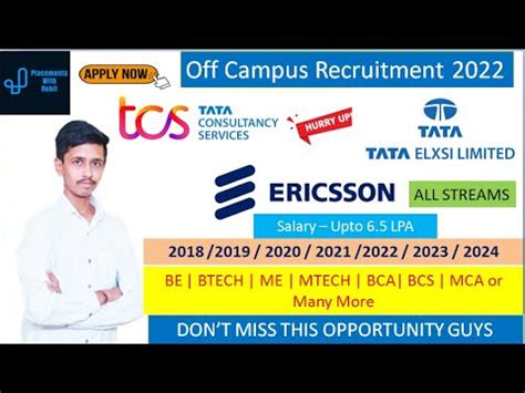 TCS Hiring 2022 TCS BPS Hiring 2022 Tata Elxsi Recruitment 2022