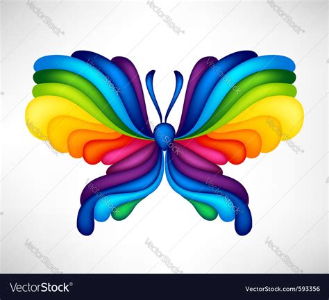 Abstract butterfly Royalty Free Vector Image - VectorStock