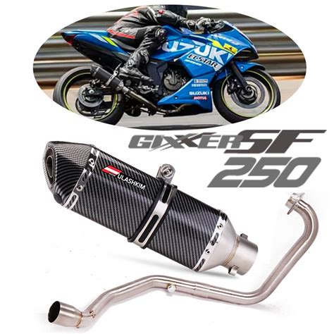 Gixxer Sf250 Full System Exhaust For Suzuki Gixxer Sf250 Gixxer 250sf