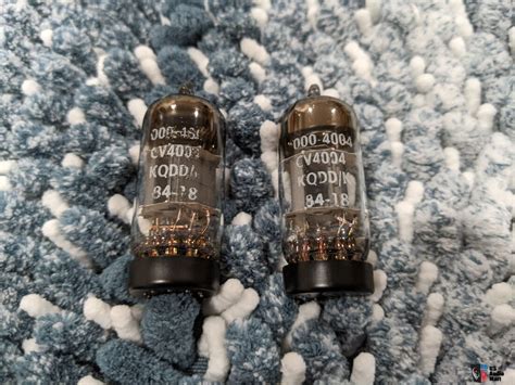 Mullard Cv Kqdd K Tubes Ax Ecc Matched Pair Photo