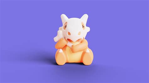 Pokemon Cubone Character 3d Model 3d Printable Cgtrader