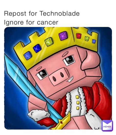 Repost for Technoblade Ignore for cancer | @Fice | Memes