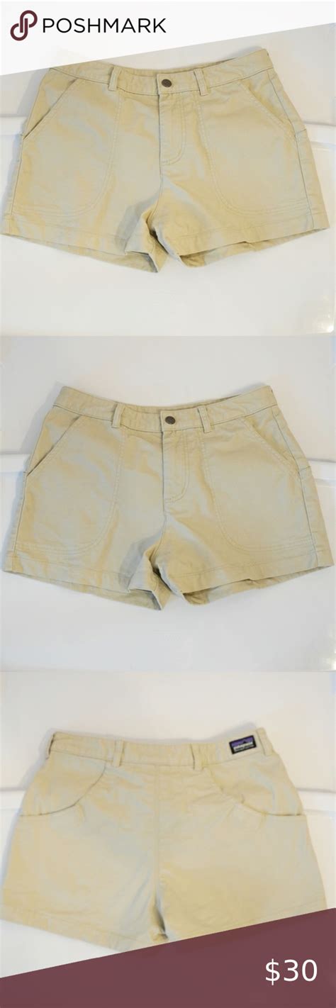 Patagonia Organic Cotton Khaki Stand Up Shorts