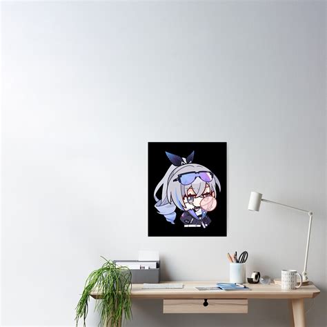 Honkai Star Rail Chibi Silver Wolf Poster For Sale By Herrscherofart Redbubble