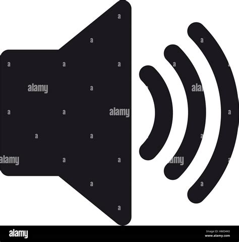 Speaker Sound Volume Pictogram Stock Vector Image And Art Alamy