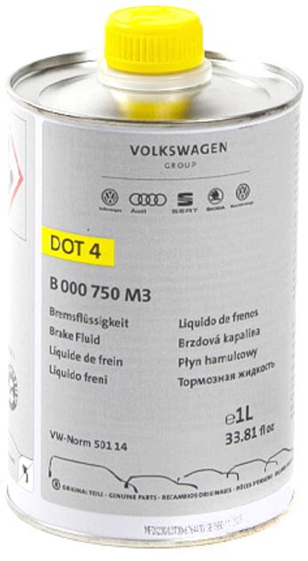 Тормозная жидкость VAG Brake Fluid Dot-4 1 л (B000750M3) – фото, отзывы ...