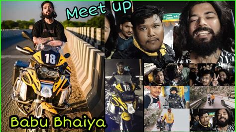 Meetup With Babu Bhaiya The UK07 Rider At Sikkim YouTube