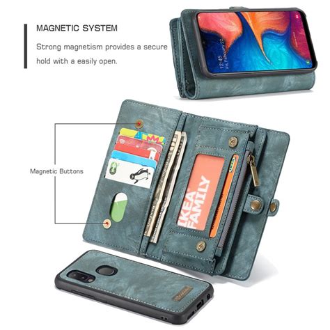 CaseMe Detachable Magnetic Cover Wallet Flip Synthetic Leather Case For