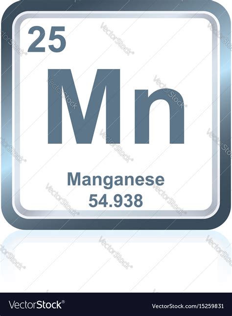 Chemical Element Manganese From The Periodic Table