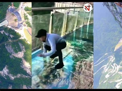 Glass Bridge Shatters As Man Walks Across News