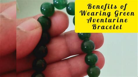 Benefits Of Wearing Green Aventurine Crystal Bracelet Youtube