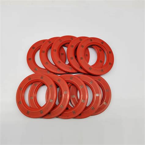 Standard Size High Temperature Stock Red Tc Fkm Rubber Oil Seal Tc