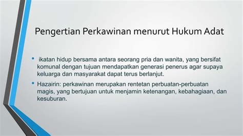 Pengertian Perkawinan Menurut Hukum Positif Ppt